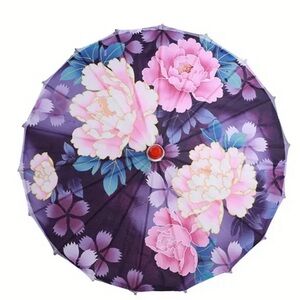 Floral Purple Umbrella